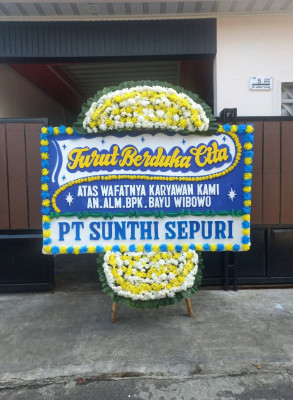 Papan Bunga Duka di Koto Panjang