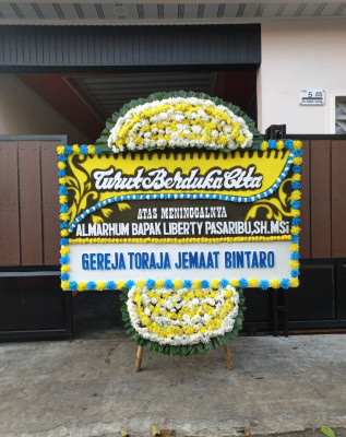 Papan Bunga Duka di Koto Panjang